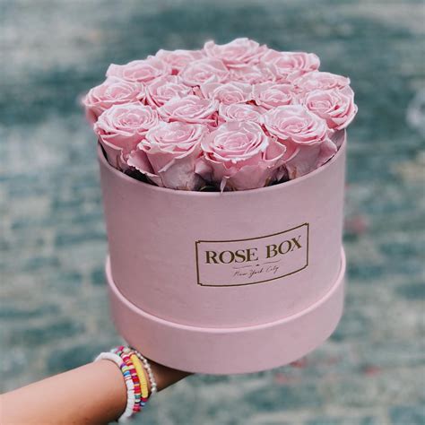 Metallic Rose in Box 